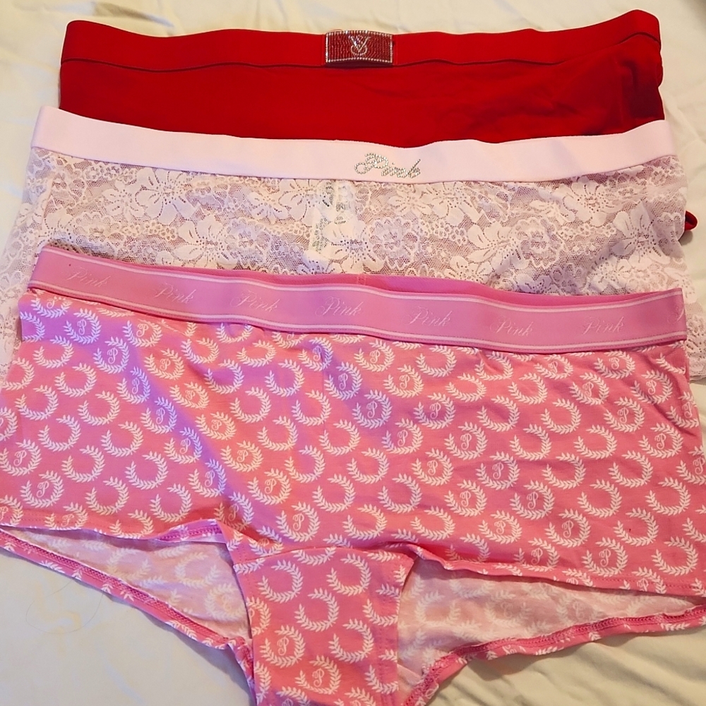 VS PINK BOY SHORT PANTIES NWT